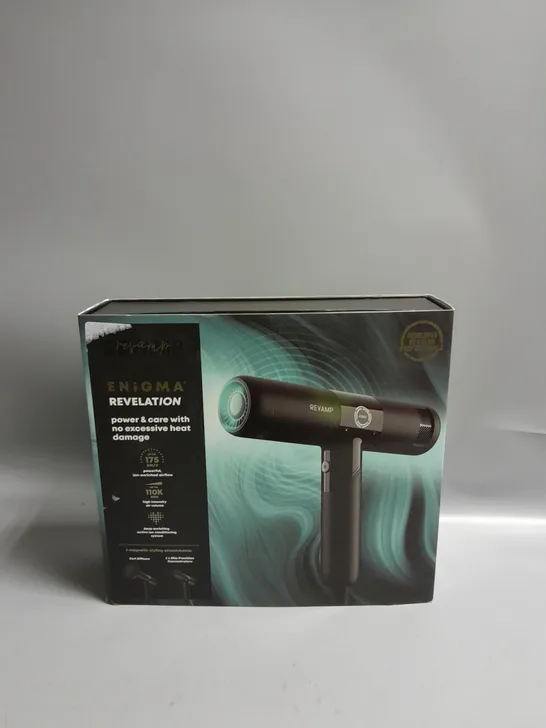 BOXED REVAMP ENIGMA REVELATION PROFESSIONAL HAIRDRYER 