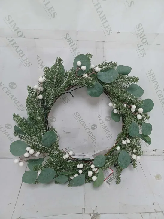 BRAND NEW BOXED GLITTER WREATHS - APPROX 6 PER BOX