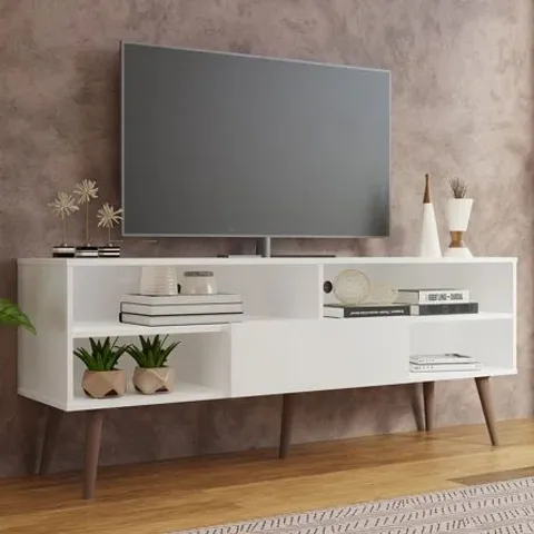 BOXED MADESA MODERN TV STAND WITH 1 DOOR - 1 BOX