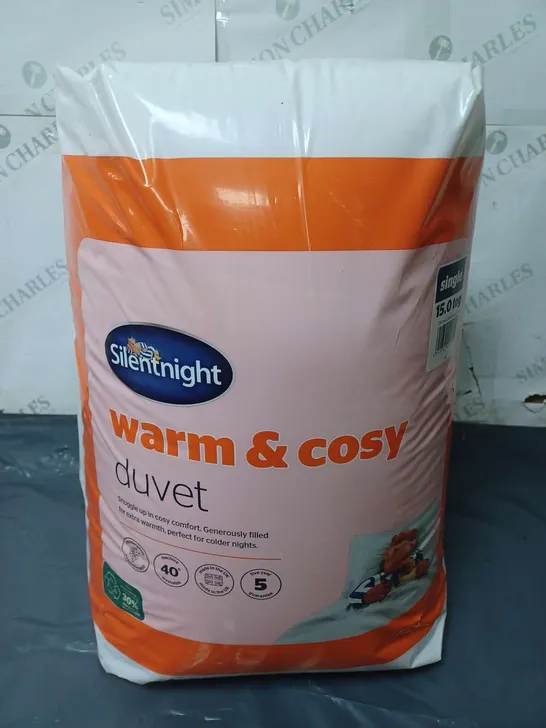 SILENTNIGHT SINGLE 15.0 WARM & COSY DUVET