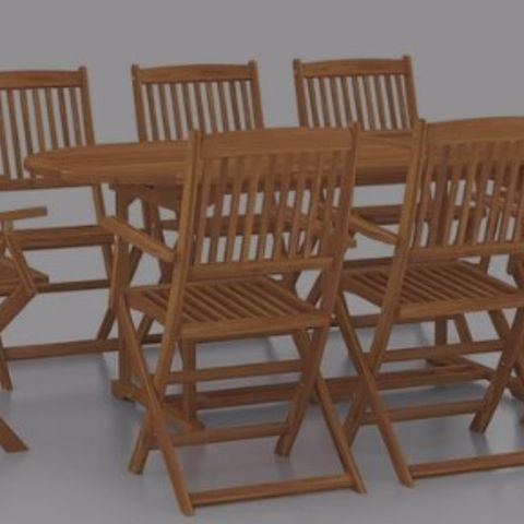 BOXED STERNER 8 SEATER DINING SET 