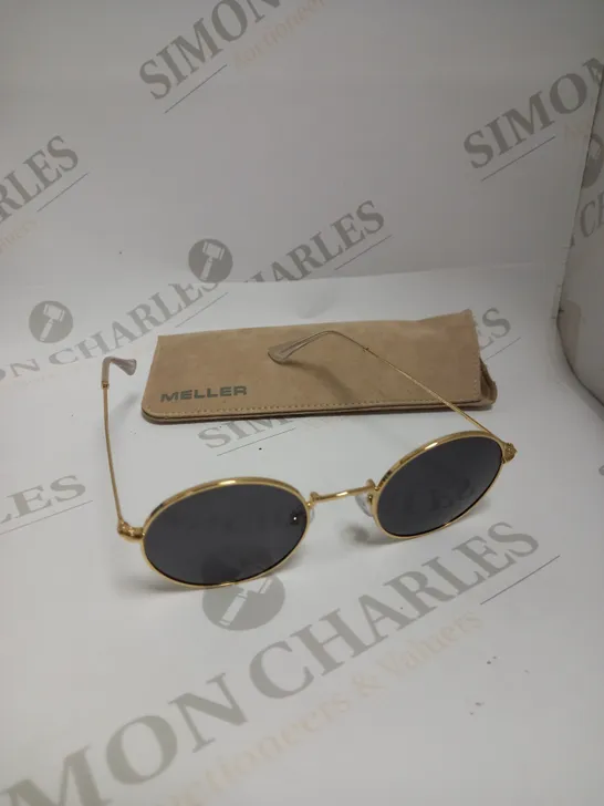 MELLOR KE-GOLDCAR CIRCULAR LENS SUN GLASSES 