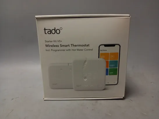 BOXED TADO STARTER KIT V3+ WIRELESS SMART THERMOSTAT