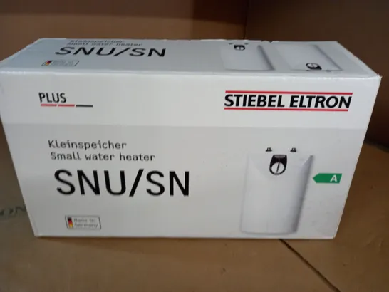 BOXED STIEBEL ELTRON SMALL WATER HEATER - SNU/SN