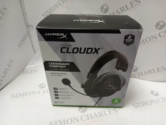 BOXED HYPERX CLOUDX LEGENDARY COMFORT HEADSET