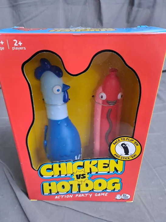 BOXED CHICKEN VS HOTDOG ACTION PARTY GAME 