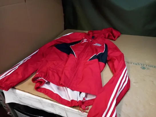 LIVERPOOL FOOTBALL CLUB TRACKSUIT TOP UK SIZE46/48