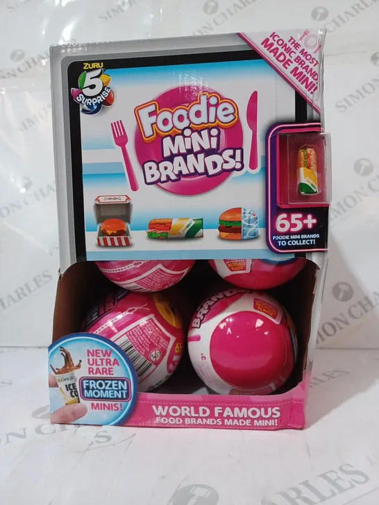 BOXED ZURU 5 SURPRISE FOODIE MINI BRANDS