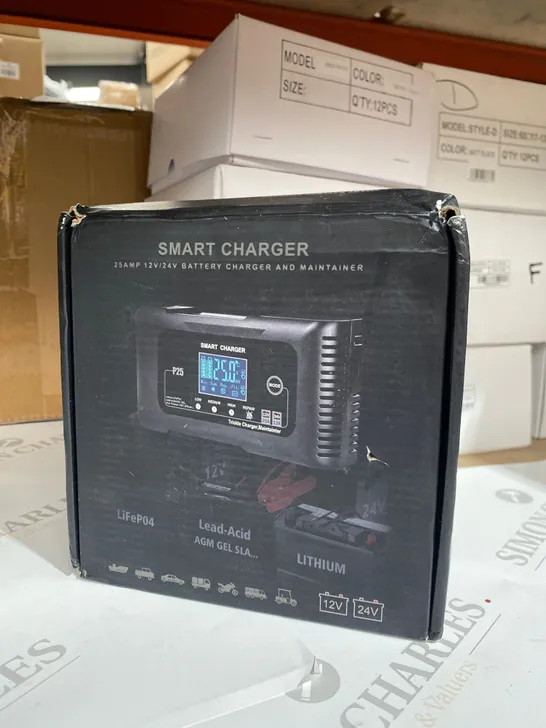 BOXED 25 AMP SMART CHARGER