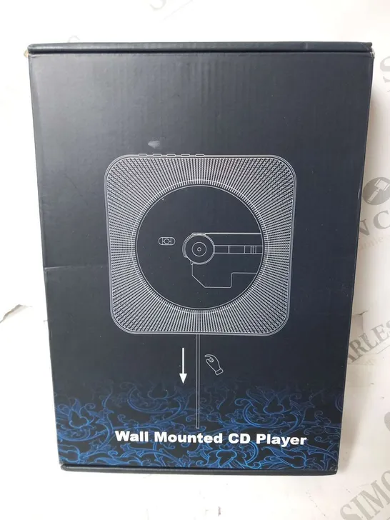 BOXED WALL MOUNTED CD PLAYER 