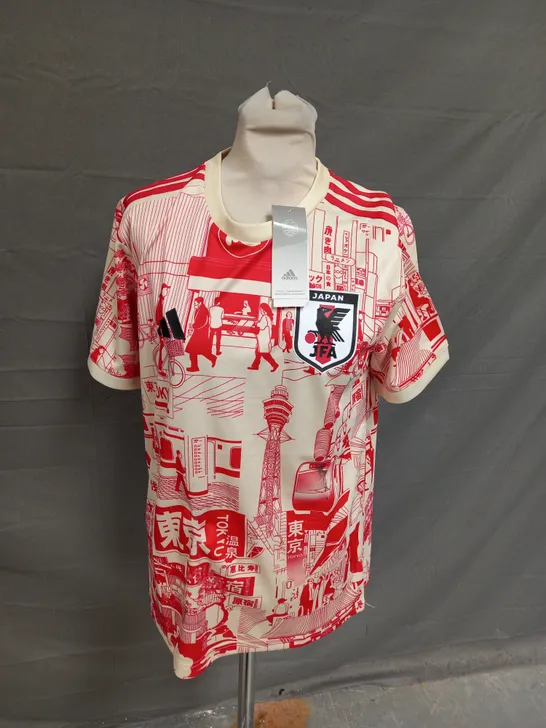 ADIDAS JAPAN FOOTBALL SHIRT - SMALL