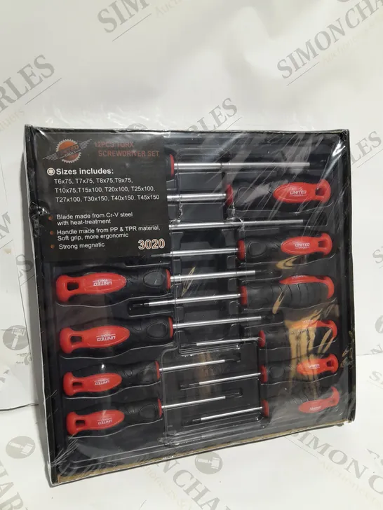  12 PCS TORX HEAD SCREWDRIVER SET