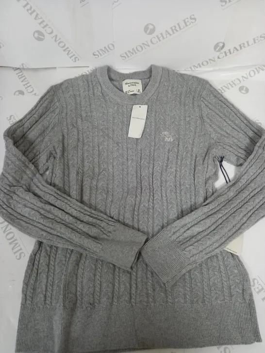 ABERCROMBIE AND FITCH KNITTED WOOL JUMPER SIZE XS