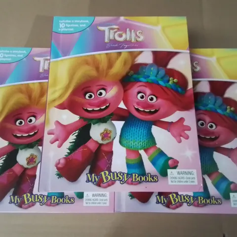 LOT OF 5 BRAND NEW TROLL MY BUSY BOOKS