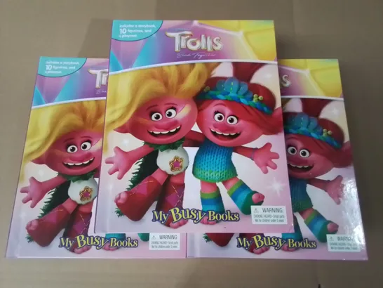 LOT OF 5 BRAND NEW TROLL MY BUSY BOOKS