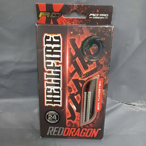 BOXED RED DRAGON HELLFIRE STEEL TIP DARTS 24-GRAMS 1802 V3 