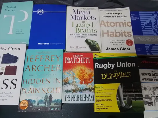 LARGE QUANTITY OF ASSORTED BOOKS TO INCLUDE MIND OVER MOOD, AND GCSE GEOGRAPHY 