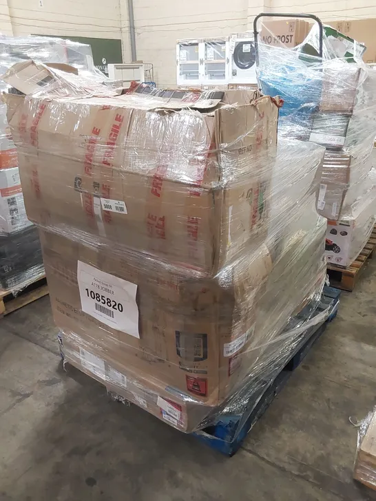 PALLET OF APPROXIMATELY 7 UNPROCESSED RAW RETURN HOUSEHOLD AND ELECTRICAL GOODS TO INCLUDE;