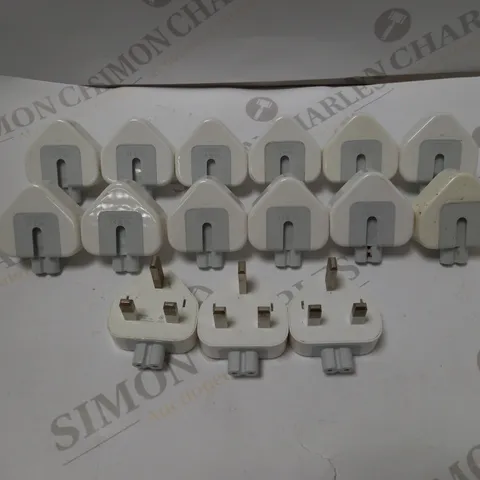 LOT OF APPROX 30 ASSORTED USB CHARGER UK WALL PLUG ADAPTERS	