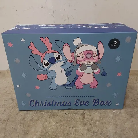 5 PACKS TO CONTAIN BRAND NEW DISNEY STITCH CHRISTMAS EVE BOXES - 8 CHRISTMAS BOXES PER PACK