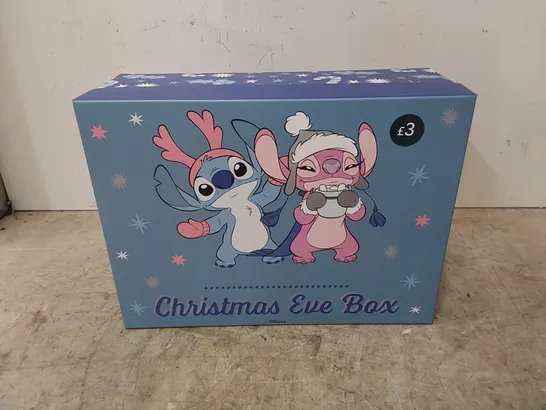 5 PACKS TO CONTAIN BRAND NEW DISNEY STITCH CHRISTMAS EVE BOXES - 8 CHRISTMAS BOXES PER PACK