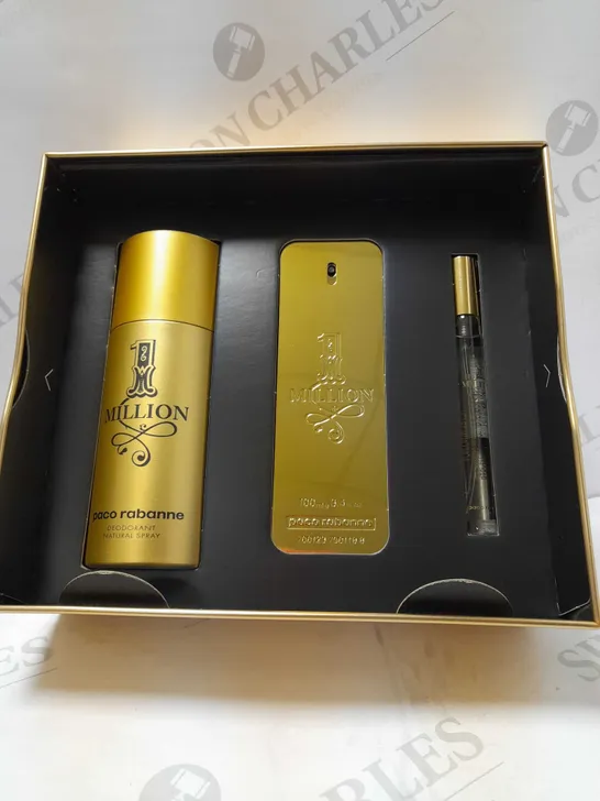 PACO RABANNE 1 MILLION EAU DE TOILETTE 50ML GIFT SET