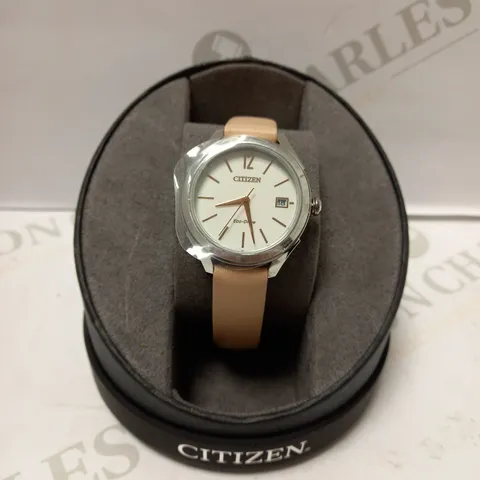 CITIZEN ECO-DRIVE LADIES PINK WRISTWATCH 