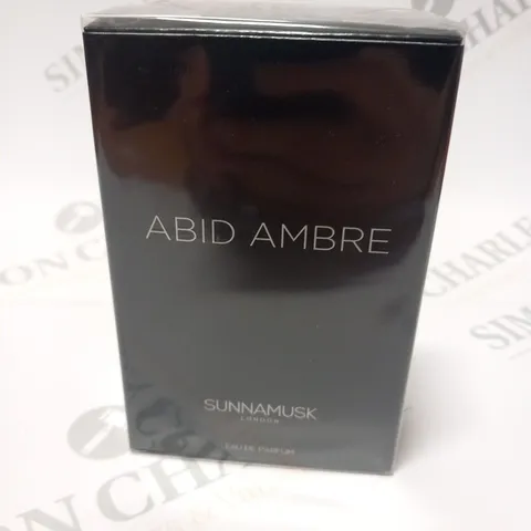 BOXED AND SEALED ABID AMBRE SUNNAMUSK LONDON EAU DE PARFUM 100ML