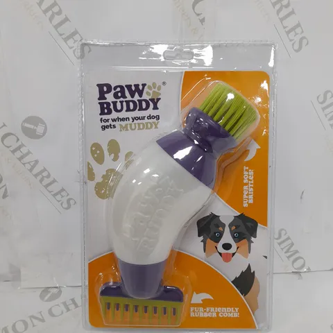 PAW BOOT BUDDY PORTABLE DOG BRUSH & CLEANER COMB 