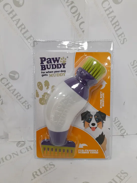 PAW BOOT BUDDY PORTABLE DOG BRUSH & CLEANER COMB 