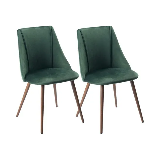 BOXED TYRELL DARK GREEN UPHOLSTERED DINING CHAIR