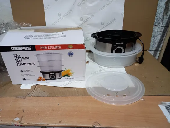 GEEPAS 3-TIER FOOD STEAMER