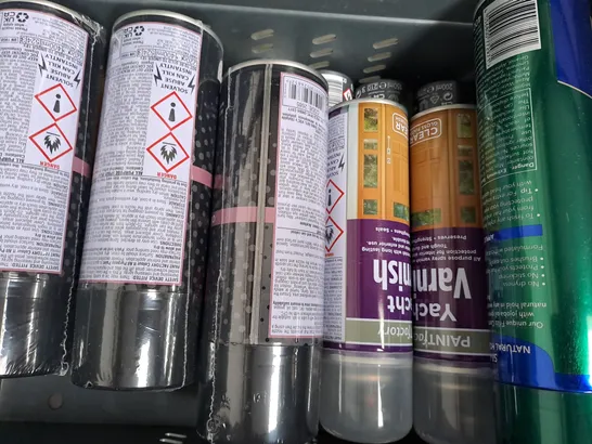 APPROXIMATELY 10 ASSORTED AEROSOL ITEMS IN INCLUDE HAIRSPRAY, SUN BUM, DEODORANT, ETC - COLLECTION ONLY