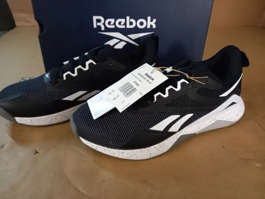 BOXED PAIR OF REEBOK NANOFLEX TR 2.0 TRAINERS - UK 6