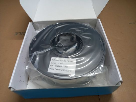BOXED 1.75MM PLA 3D FILAMENT IN WHITE - 1KG