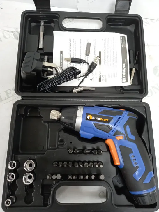 BOXED BUILDCRAFT TWIST HANDLE 3.6V SCREWDRIVER SET