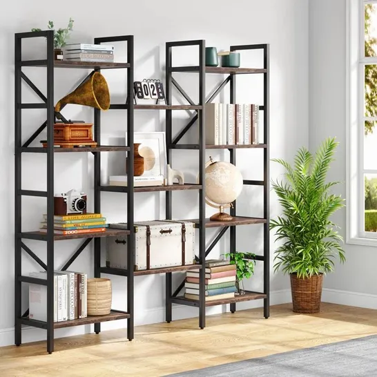 BOXED COLLEGEDALE 154CM H X 158CM W IRON STANDARD BOOKCASE (1 BOX)