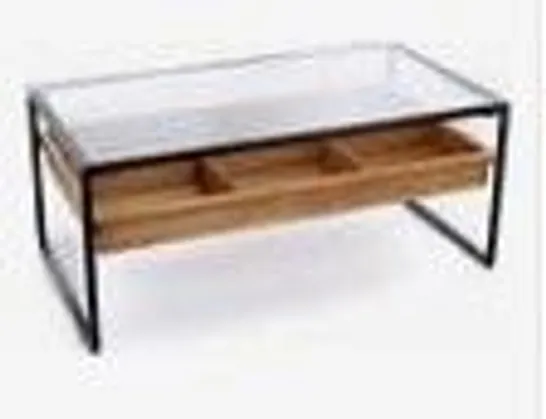 MY HOME STORIES COFFEE TABLE WITH STORAGE - COLLECTION ONLY