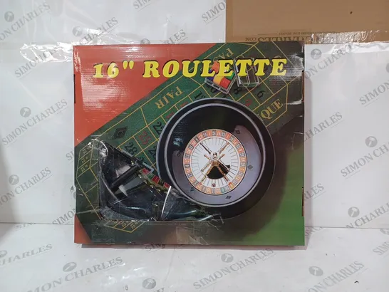 BOXED 16" ROULETTE SET