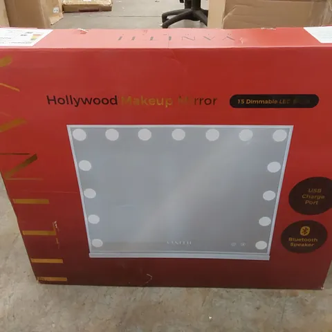 BOXED RECTANGLE BLUETOOTH LED MAKEUP MIRROR (1 BOX)