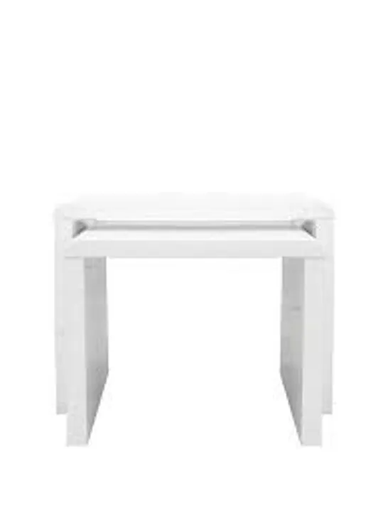 ATLANTIC NEST OF 2 TABLES - WHITE RRP £119