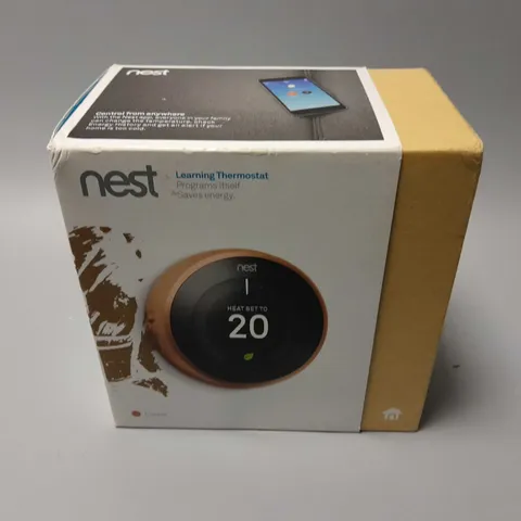 BOXED NEST LEARNING THERMOSTAT