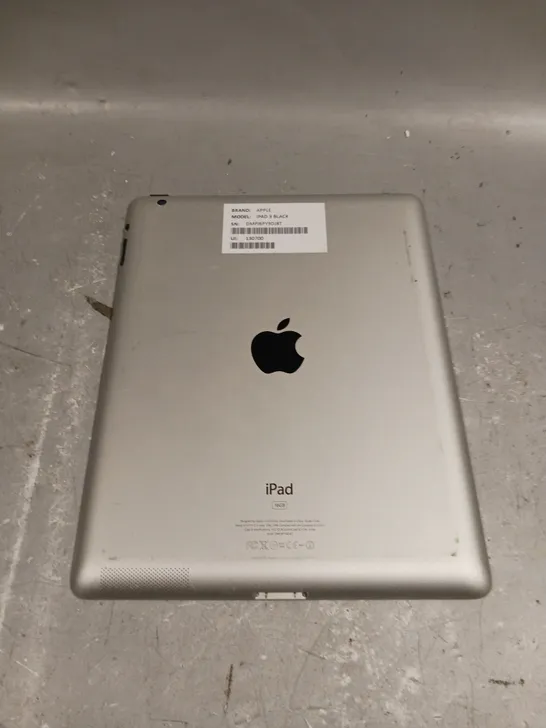 APPLE IPAD 3 SILVER - MODEL A1416