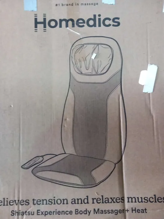 BOXED HOMEDICS SHIATSU BACK MASSAGER SBM-75H GEL 