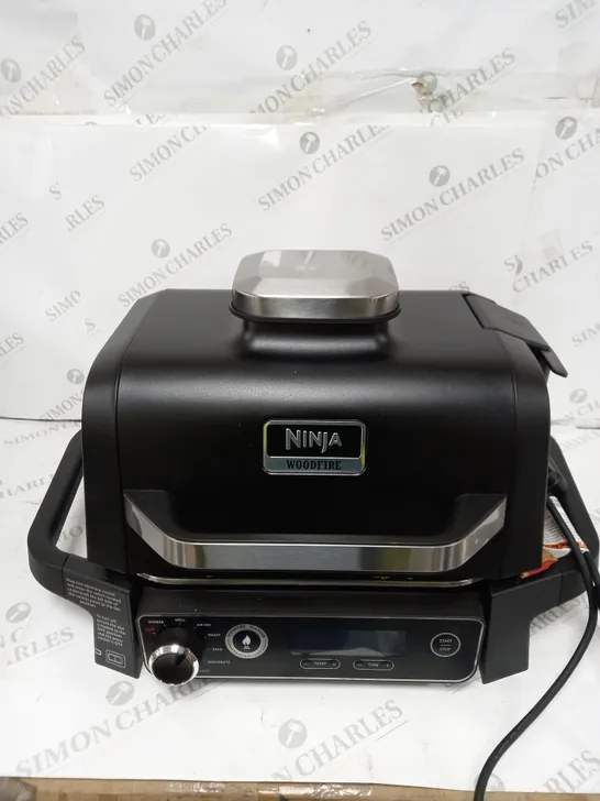 BOXED NINJA WOODFIRE ELECTRIC BBQ GRILL & SMOKER OG701UKQ