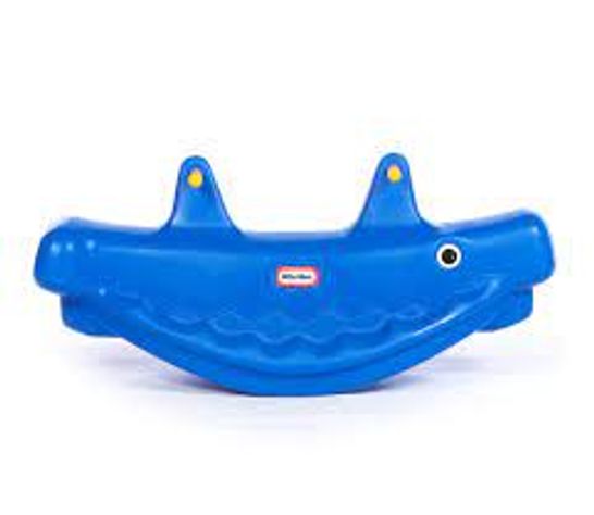 LITTLE TIKES WHALE TEETER TOTTER - BLUE - 1 PACK RRP £44.99
