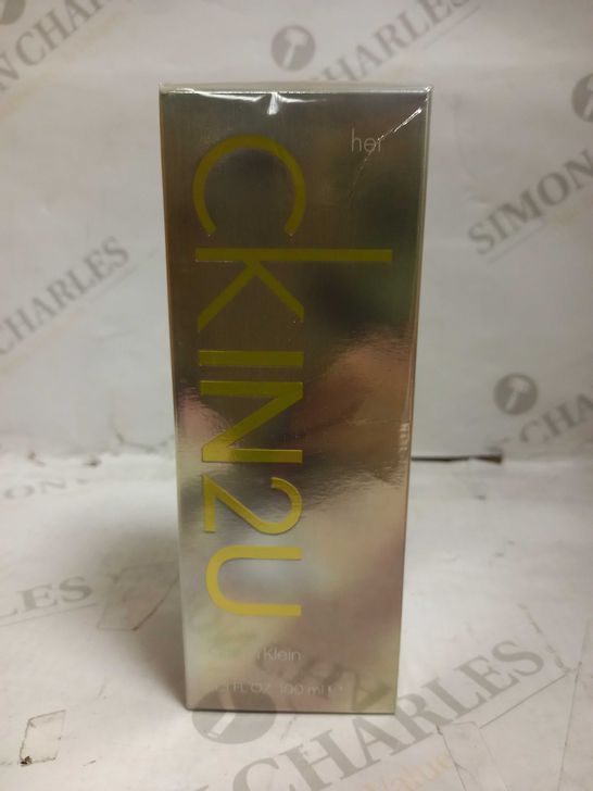 SEALED CALVIN KLEIN CK IN2U WOMAN EDT 100ML