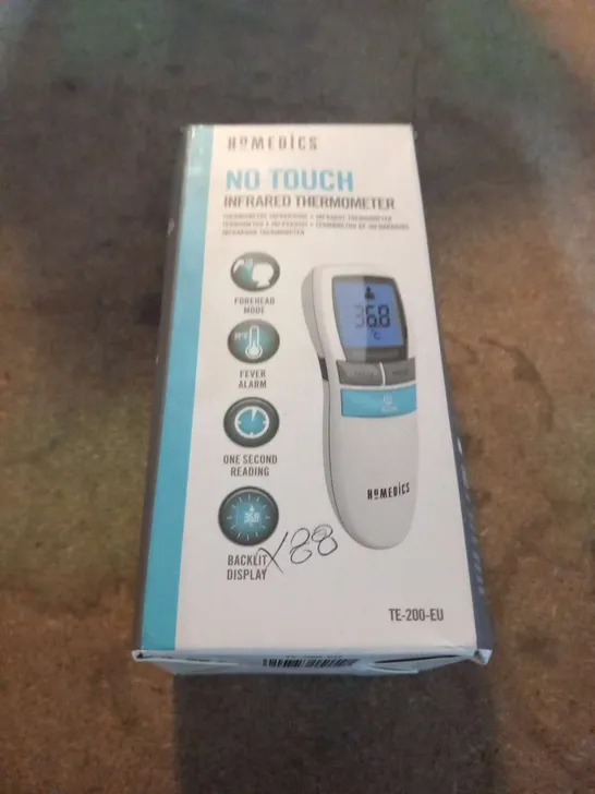 TWO BOXED HOMEDICS NO TOUCH INFRARED THERMOMETERS