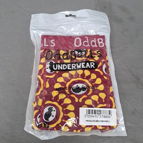 ODDBALLS PRINGLES BBQ BOXER SIZE L