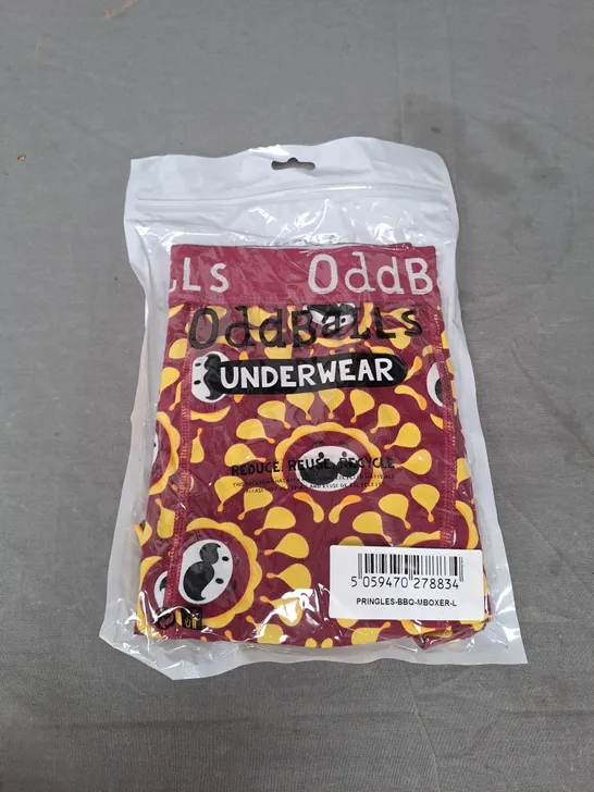 ODDBALLS PRINGLES BBQ BOXER SIZE L